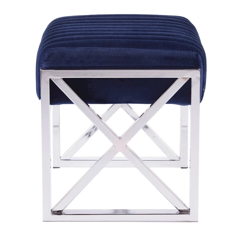 SEI Furniture Brent Fabric Ottoman