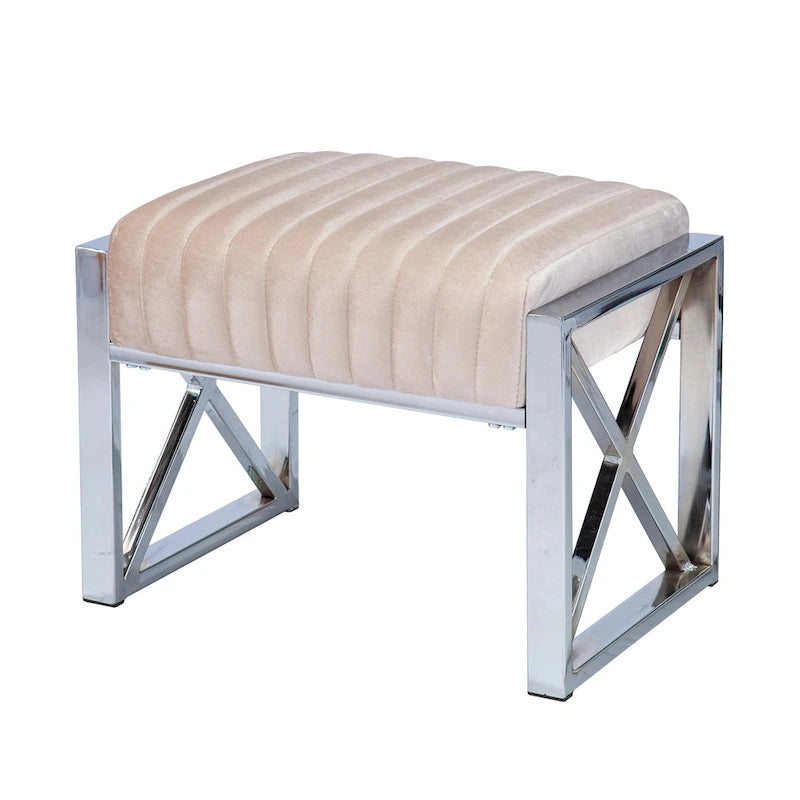 SEI Furniture Brent Fabric Ottoman