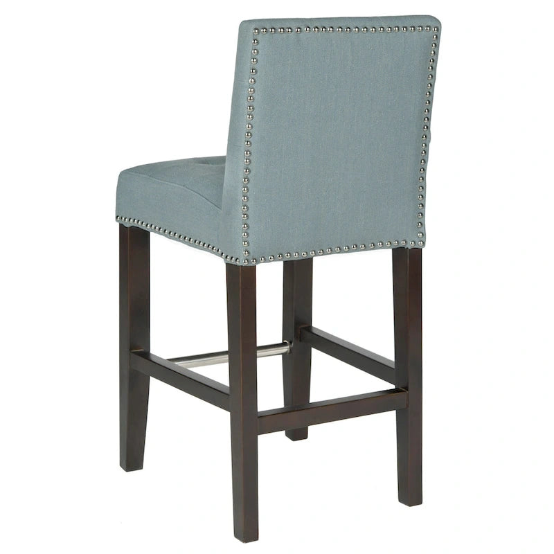 SAFAVIEH Lashunda 24-inch Counter Stool - 16.7 W x 20.1 L x 34.4 H - 17Wx20Dx34H