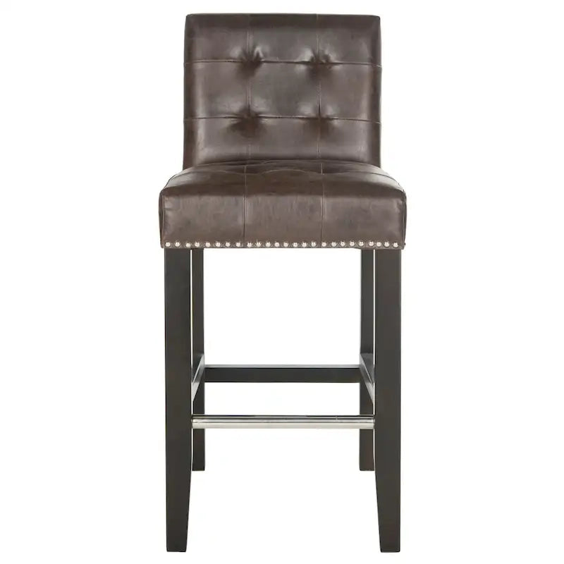 SAFAVIEH Lashunda 24-inch Counter Stool - 16.7 W x 20.1 L x 34.4 H - 17Wx20Dx34H
