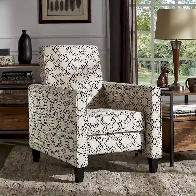 Tabitha Fabric Push Back Recliner by iNSPIRE Q Modern