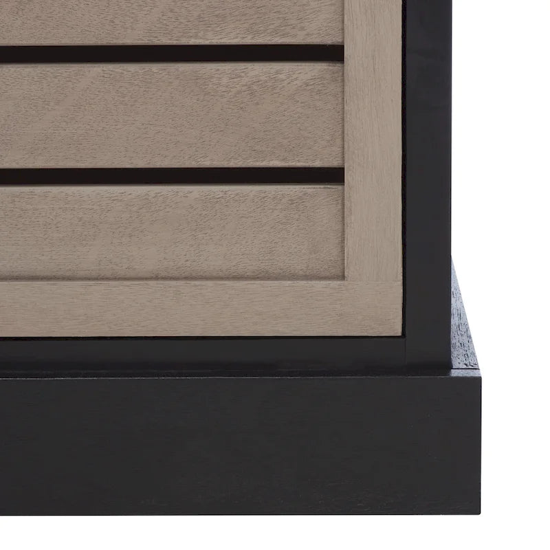 SAFAVIEH Mozella 3-Drawer Cushion Bench - 42 W x 15 D x 20 H - 42Wx15Dx20H