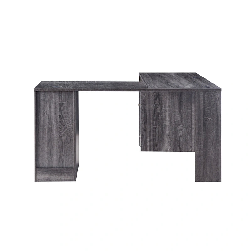Barlon Transitional 59-inch L-shaped Computer Desk with USBs by Furniture of America