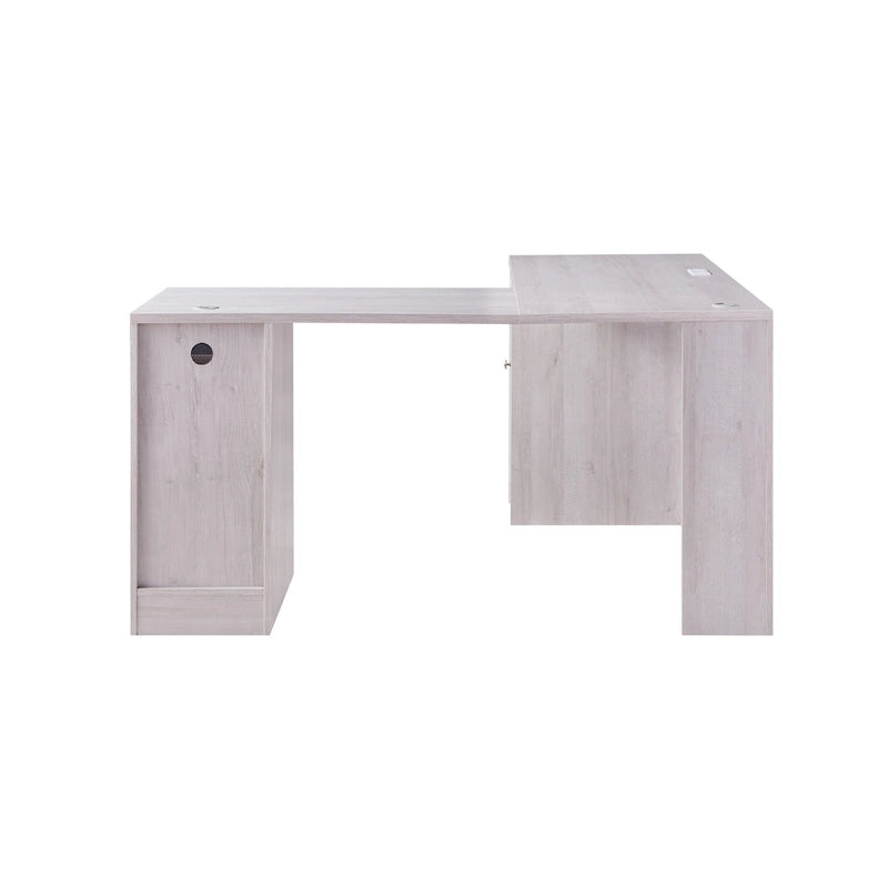 Barlon Transitional 59-inch L-shaped Computer Desk with USBs by Furniture of America