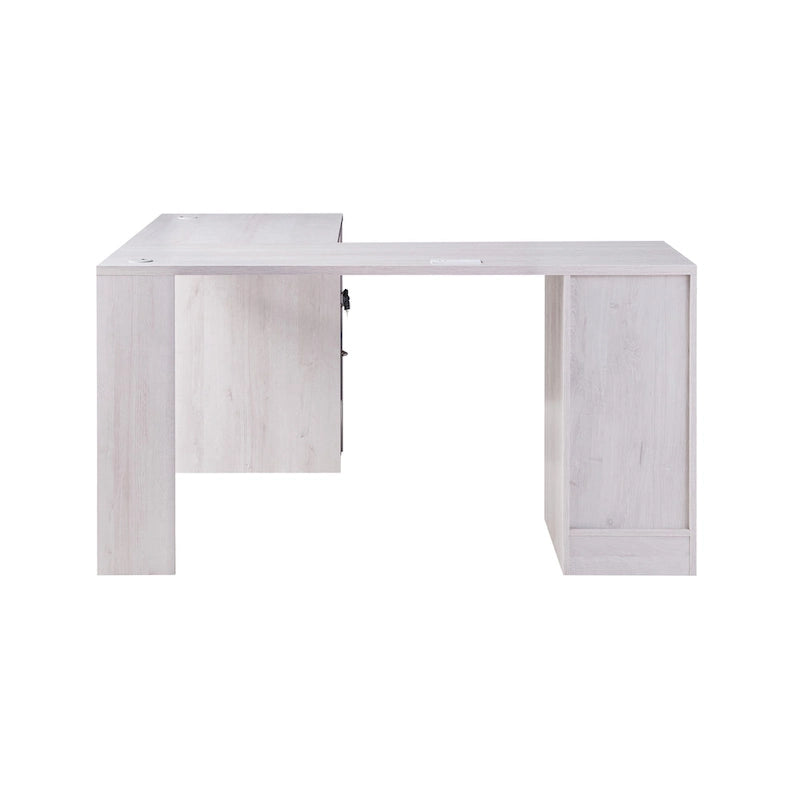 Barlon Transitional 59-inch L-shaped Computer Desk with USBs by Furniture of America