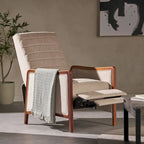 Anaura Channel Stitch Pushback Recliner by Christopher Knight Home
