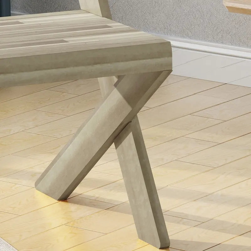 Esmeralda Farmhouse Acacia Wood Bench by Christopher Knight Home