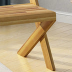 Esmeralda Farmhouse Acacia Wood Bench by Christopher Knight Home