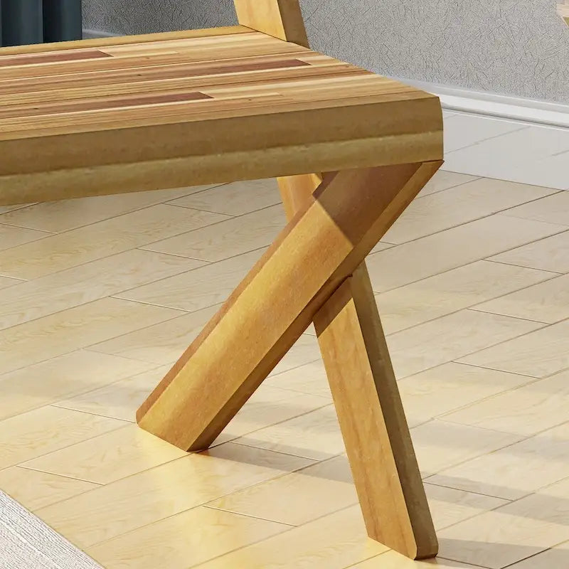 Esmeralda Farmhouse Acacia Wood Bench by Christopher Knight Home