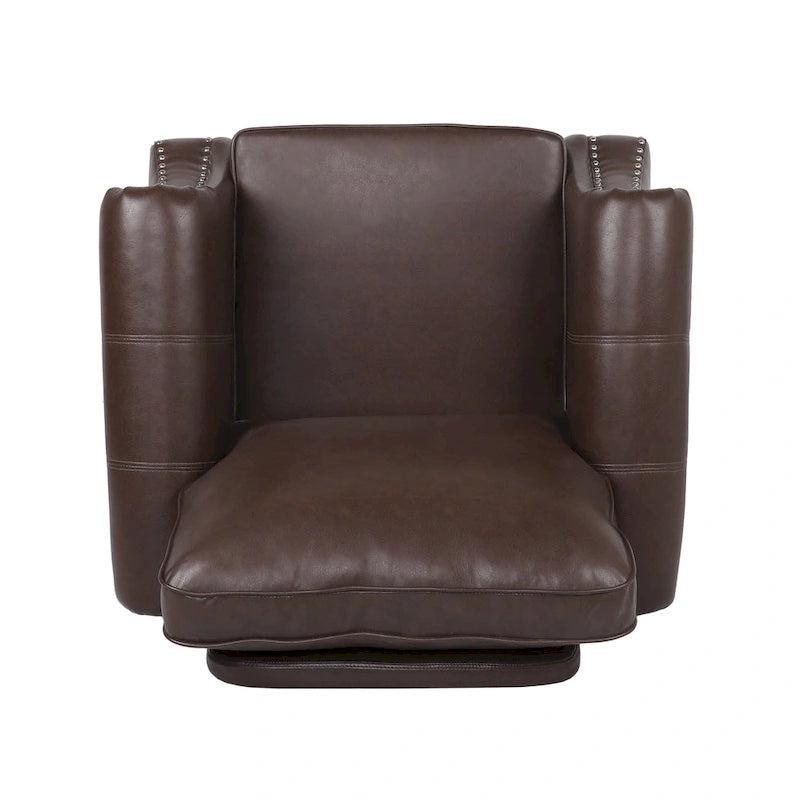 Dowd Faux Leather 3 Piece Club Chair and Sofa Set by Christopher Knight Home
