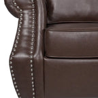 Dowd Faux Leather 3 Piece Club Chair and Sofa Set by Christopher Knight Home