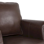 Dowd Faux Leather 3 Piece Club Chair and Sofa Set by Christopher Knight Home