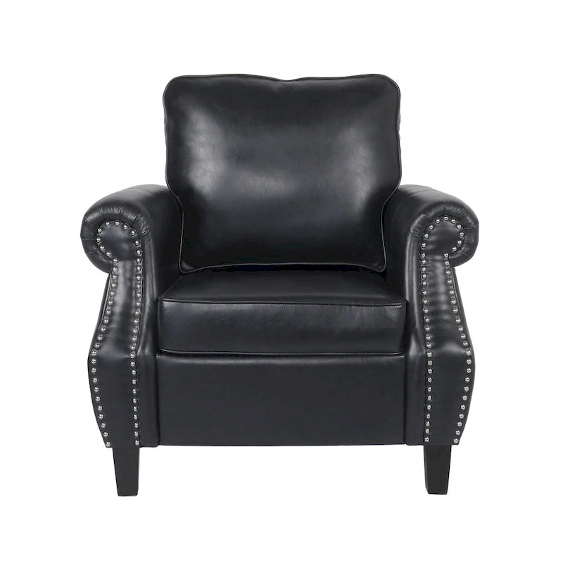 Dowd Faux Leather 3 Piece Club Chair and Sofa Set by Christopher Knight Home