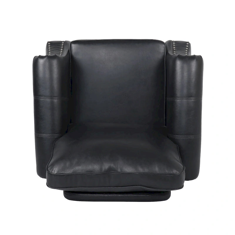 Dowd Faux Leather 3 Piece Club Chair and Sofa Set by Christopher Knight Home