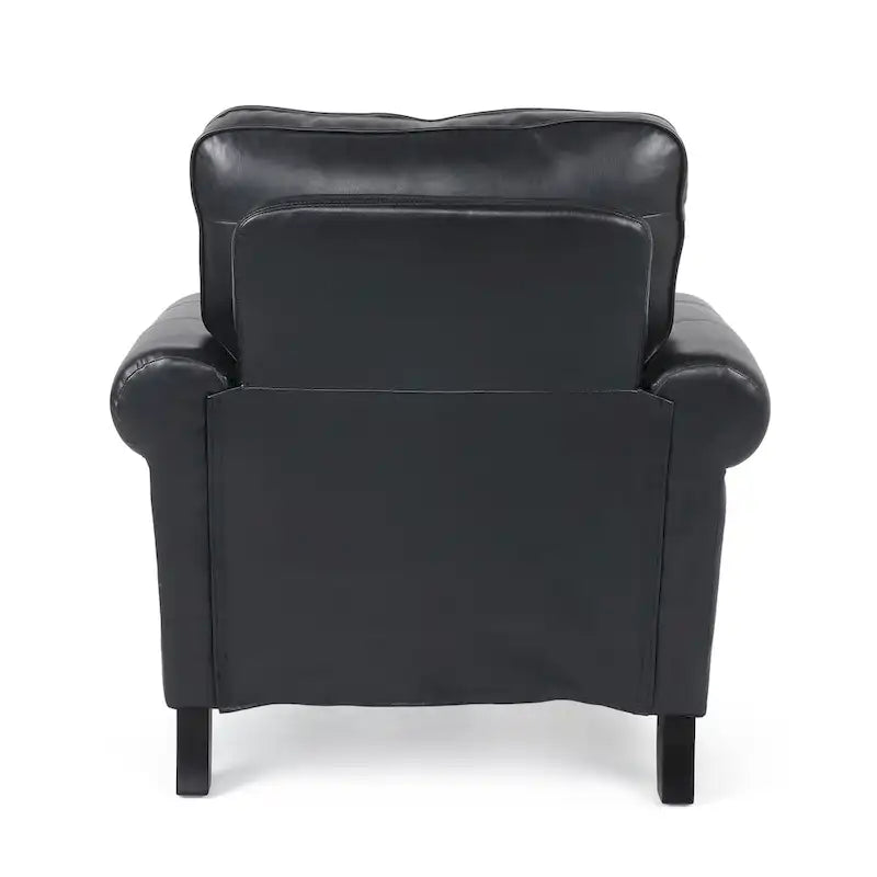Dowd Faux Leather 3 Piece Club Chair and Sofa Set by Christopher Knight Home
