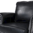 Dowd Faux Leather 3 Piece Club Chair and Sofa Set by Christopher Knight Home