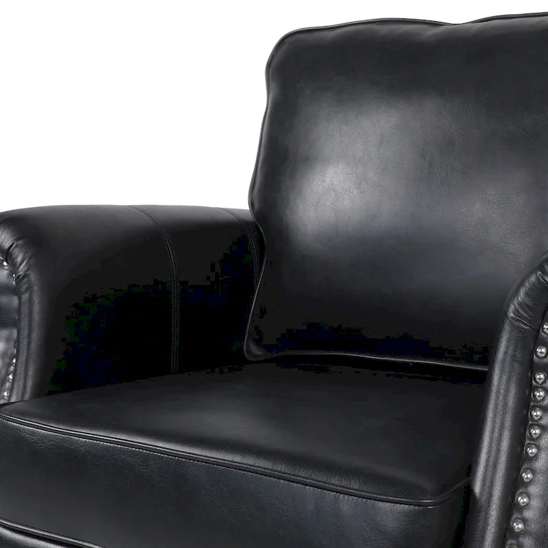 Dowd Faux Leather 3 Piece Club Chair and Sofa Set by Christopher Knight Home