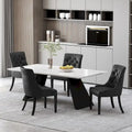 Cheney Tufted Dining Chairs (Set of 4) by Christopher Knight Home