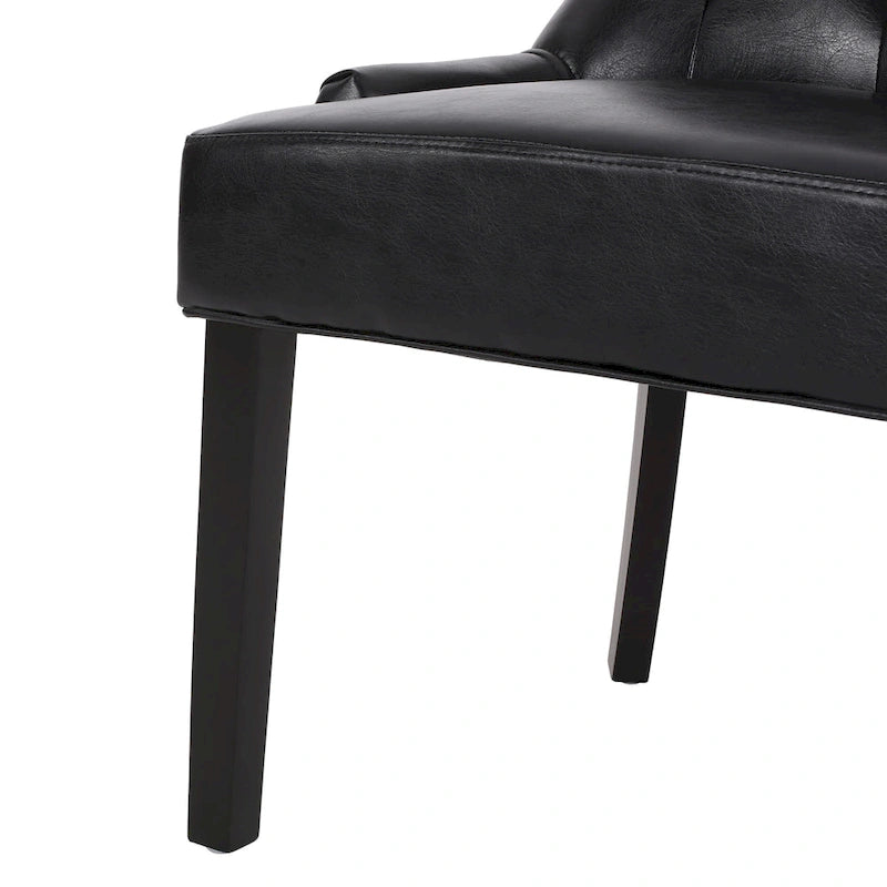 Cheney Tufted Dining Chairs (Set of 4) by Christopher Knight Home