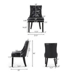 Cheney Tufted Dining Chairs (Set of 4) by Christopher Knight Home