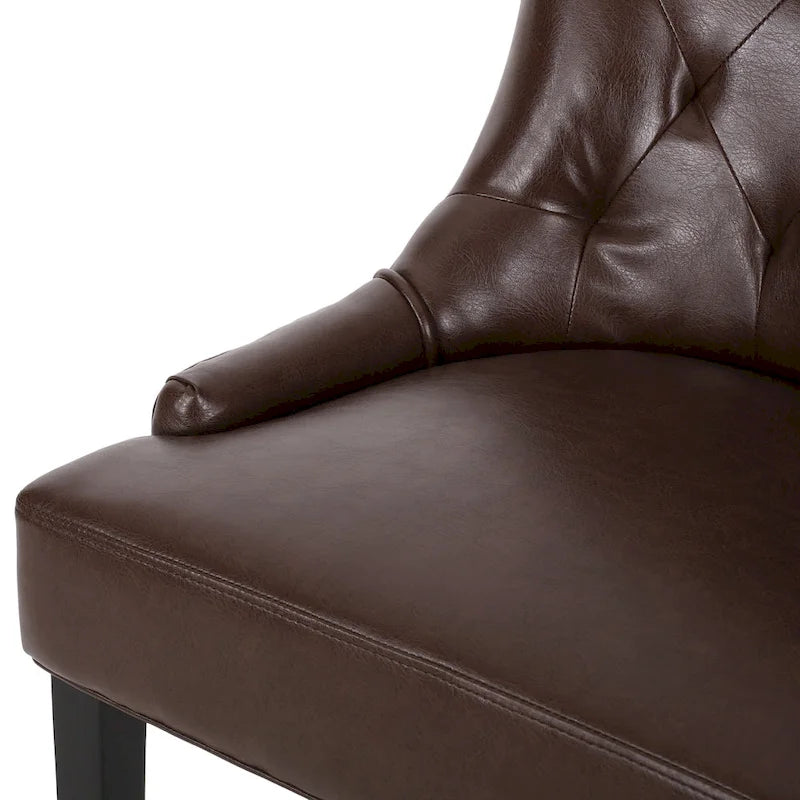 Cheney Tufted Dining Chairs (Set of 4) by Christopher Knight Home