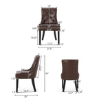 Cheney Tufted Dining Chairs (Set of 4) by Christopher Knight Home