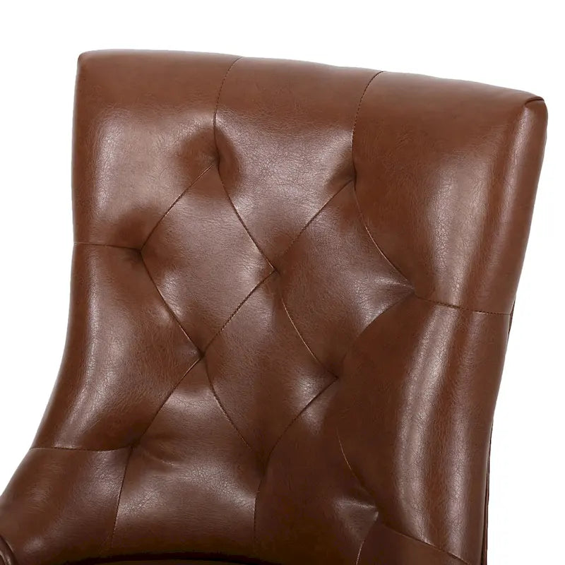 Cheney Tufted Dining Chairs (Set of 4) by Christopher Knight Home