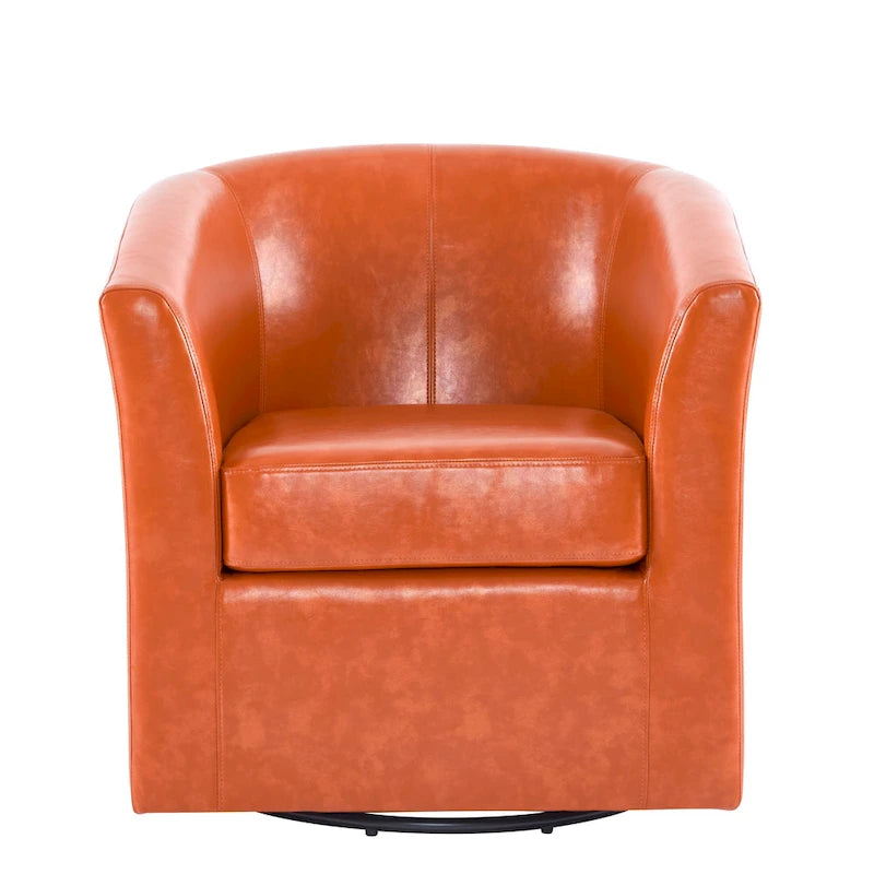 Daymian Swivel Club Chair by Christopher Knight Home - 29.00  D x 30.20  W x 30.50  H