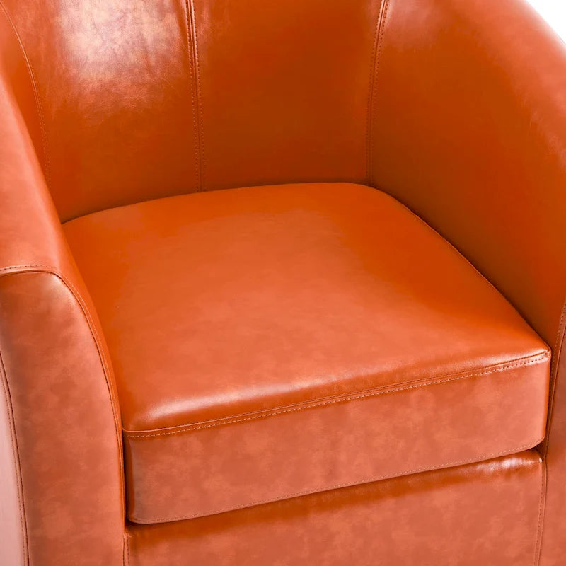 Daymian Swivel Club Chair by Christopher Knight Home - 29.00  D x 30.20  W x 30.50  H