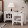 Foisy Faux Wood Nightstand with Drawer (Set of 2) by Christopher Knight Home