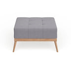 Christopher Knight Home Carson Lund Mid-century Tufted Fabric Square Ottoman Table