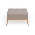 Christopher Knight Home Carson Lund Mid-century Tufted Fabric Square Ottoman Table
