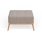 Christopher Knight Home Carson Lund Mid-century Tufted Fabric Square Ottoman Table