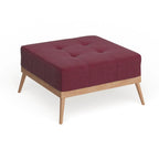 Christopher Knight Home Carson Lund Mid-century Tufted Fabric Square Ottoman Table