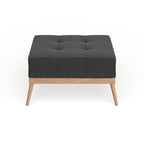 Christopher Knight Home Carson Lund Mid-century Tufted Fabric Square Ottoman Table