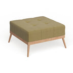 Christopher Knight Home Carson Lund Mid-century Tufted Fabric Square Ottoman Table