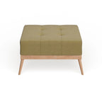 Christopher Knight Home Carson Lund Mid-century Tufted Fabric Square Ottoman Table