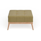 Christopher Knight Home Carson Lund Mid-century Tufted Fabric Square Ottoman Table