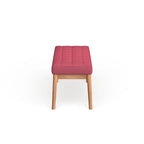Saxon Mid-century Tufted Fabric Ottoman Bench by Christopher Knight Home - 43.00 L x 15.75 W x 17.00 H