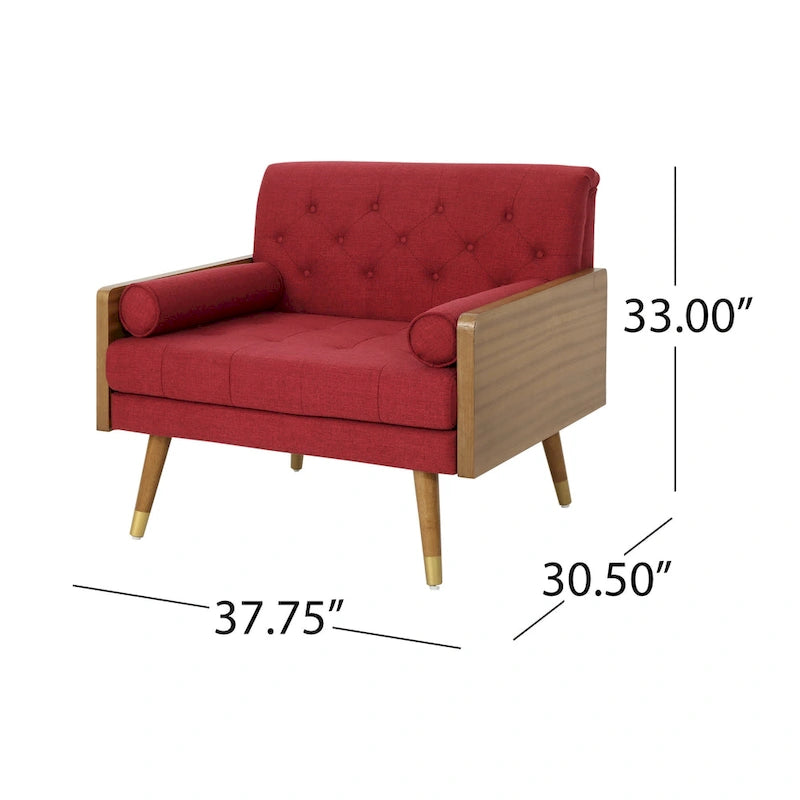 Christopher Knight Home Frankie Mid-Century Modern Club Chair