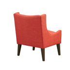 Beige-colored button-down fabric lounge chair