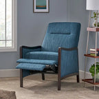 Veatch Contemporary Upholstered Pushback Recliner by Christopher Knight Home