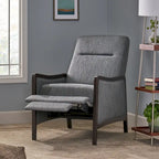 Veatch Contemporary Upholstered Pushback Recliner by Christopher Knight Home