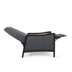 Veatch Contemporary Upholstered Pushback Recliner by Christopher Knight Home