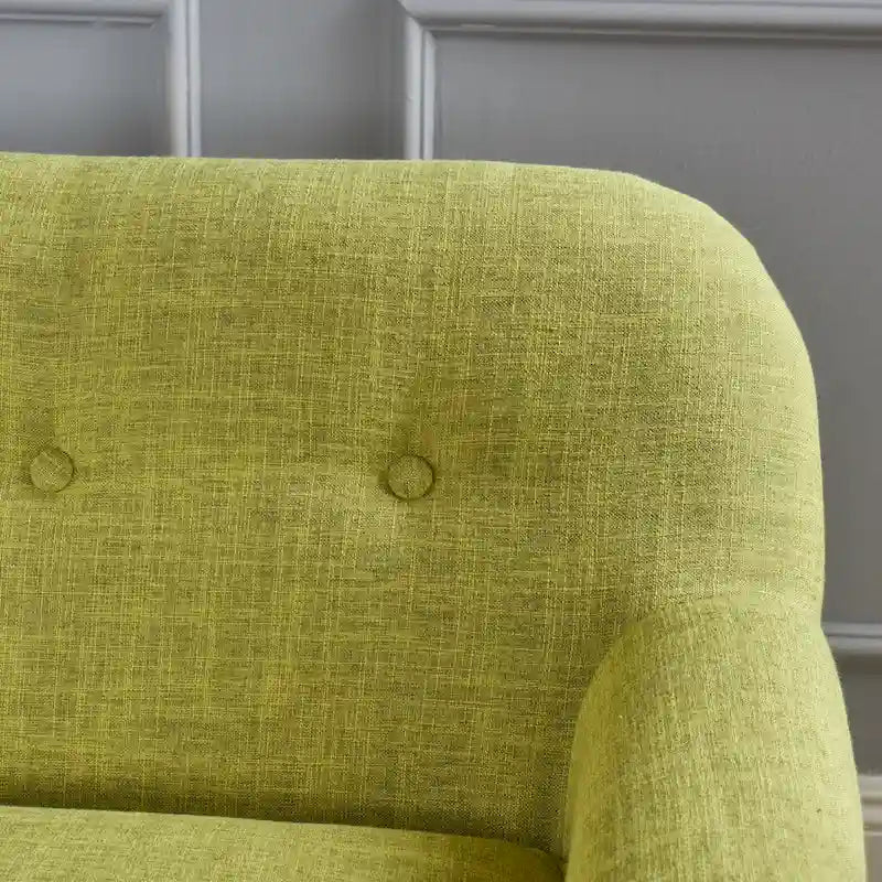 Mariah Mid-Century Fabric Loveseat by Christopher Knight Home