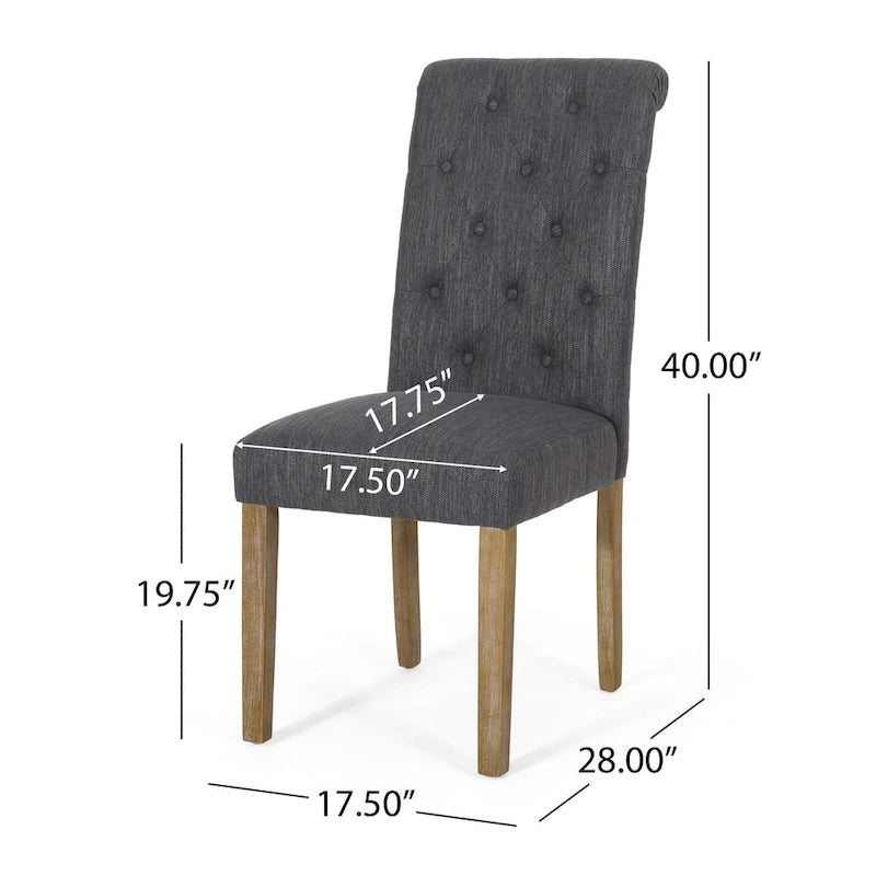 Aruda Upholstered Dining Chair (Set of 6) by Christopher Knight Home
