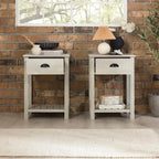 Middlebrook One-Drawer Farmhouse Nightstand, Set of 2