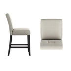 Brda Keyhole Counter Height High Back Stools (Set of 2) - Stool