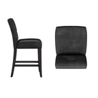 Brda Keyhole Counter Height High Back Stools (Set of 2) - Stool