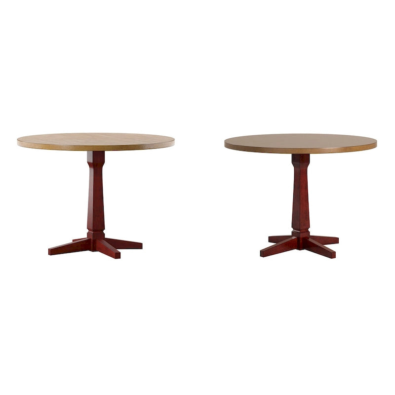 Ronda Round Two-Tone Dining Table